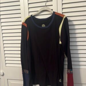 Double D Ranch Black Tee with Colorful Accents